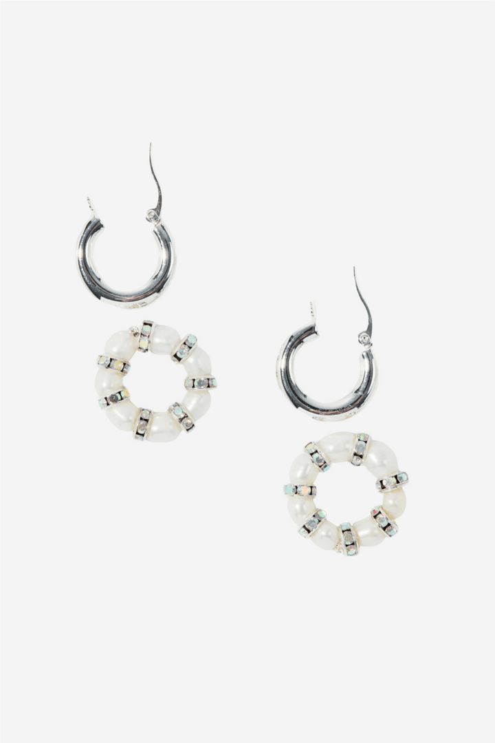 Pearl Octopuss.y Smykker La Perla Créoles Silver