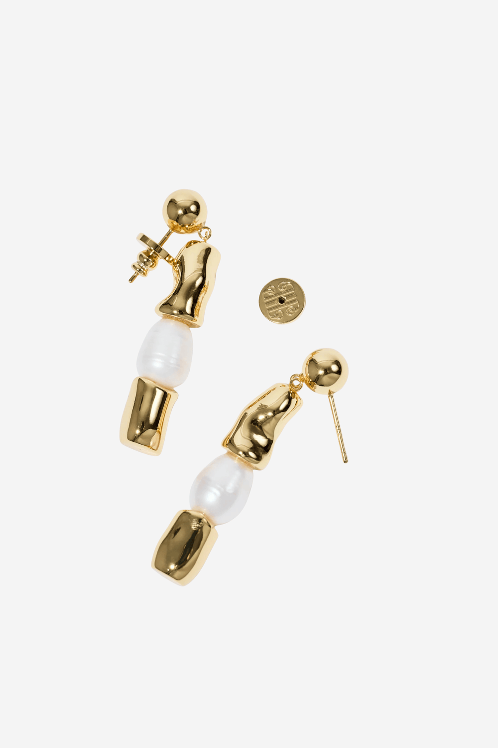 Pearl Octopuss.y Smykker Lily Earrings Gold