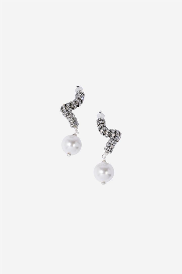 Pearl Octopuss.y Smykker Madonna Earrings Silver