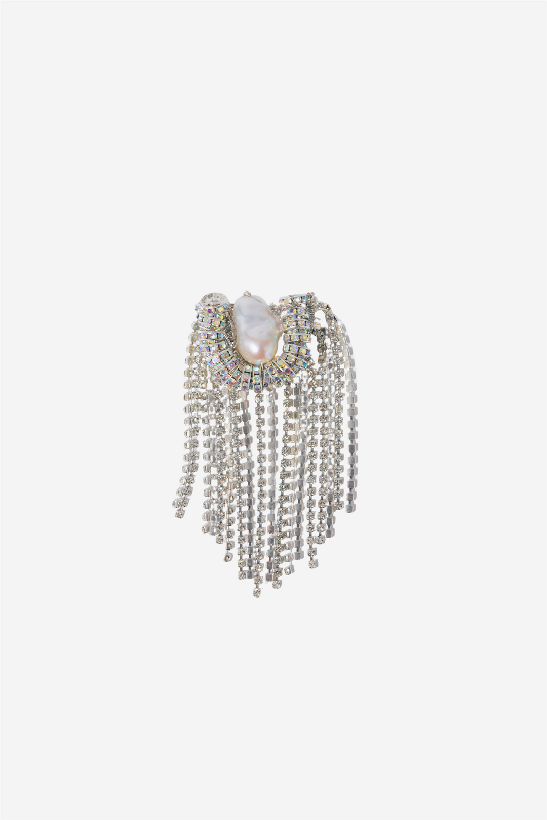 Pearl Octopuss.y Smykker Octopus Fringe Brooch Silver