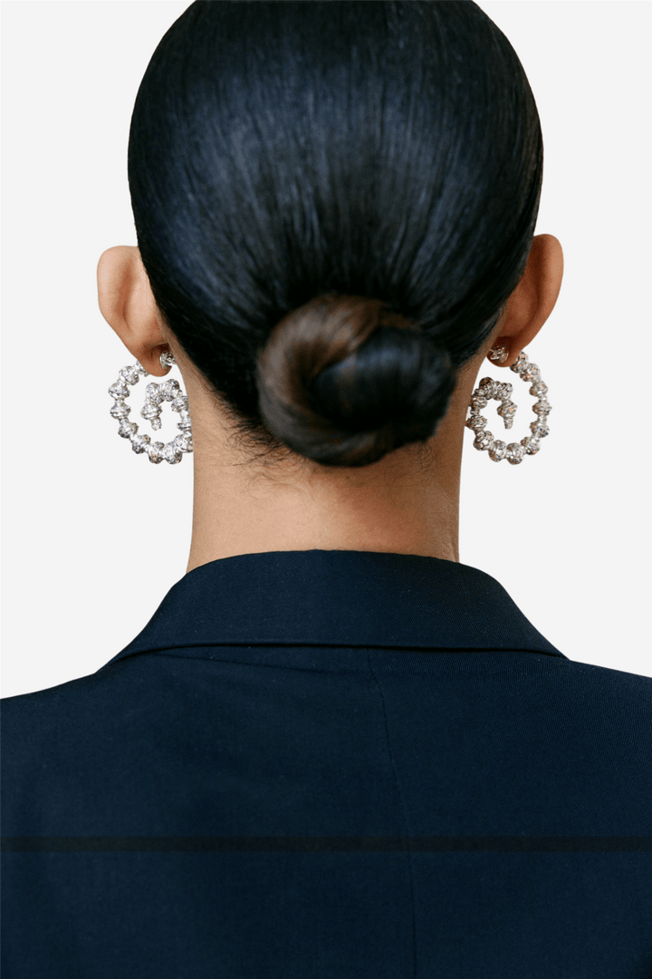 Pearl Octopuss.y Smykker SPIRAL HOOPS SILVER