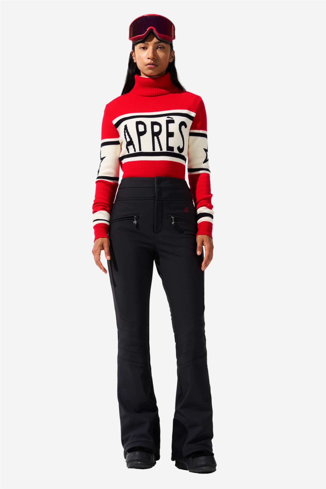 Perfect Moment Skitøy Aurora High Waist Flare Jet Black