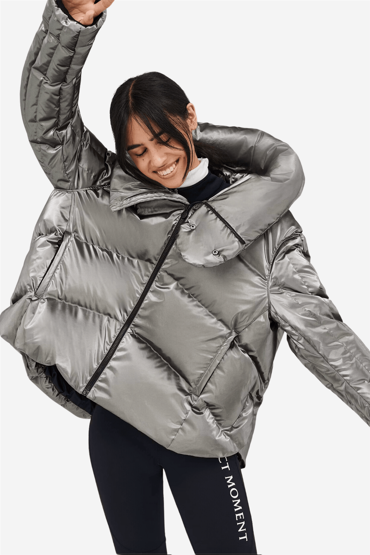 Gunmetal puffer jacket shop