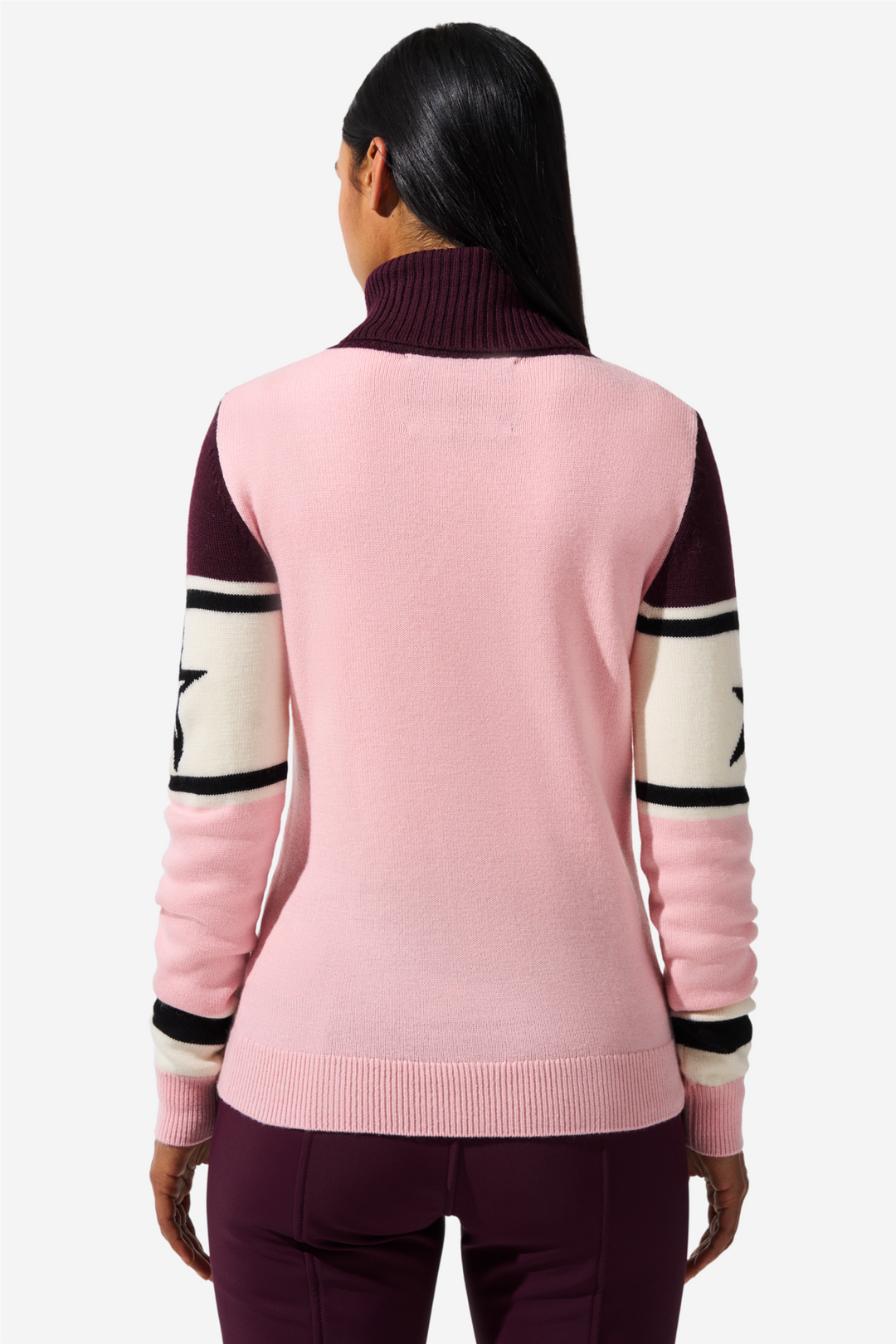Perfect Moment Skitøy Schild Sweater Petal Pink/Burgundy