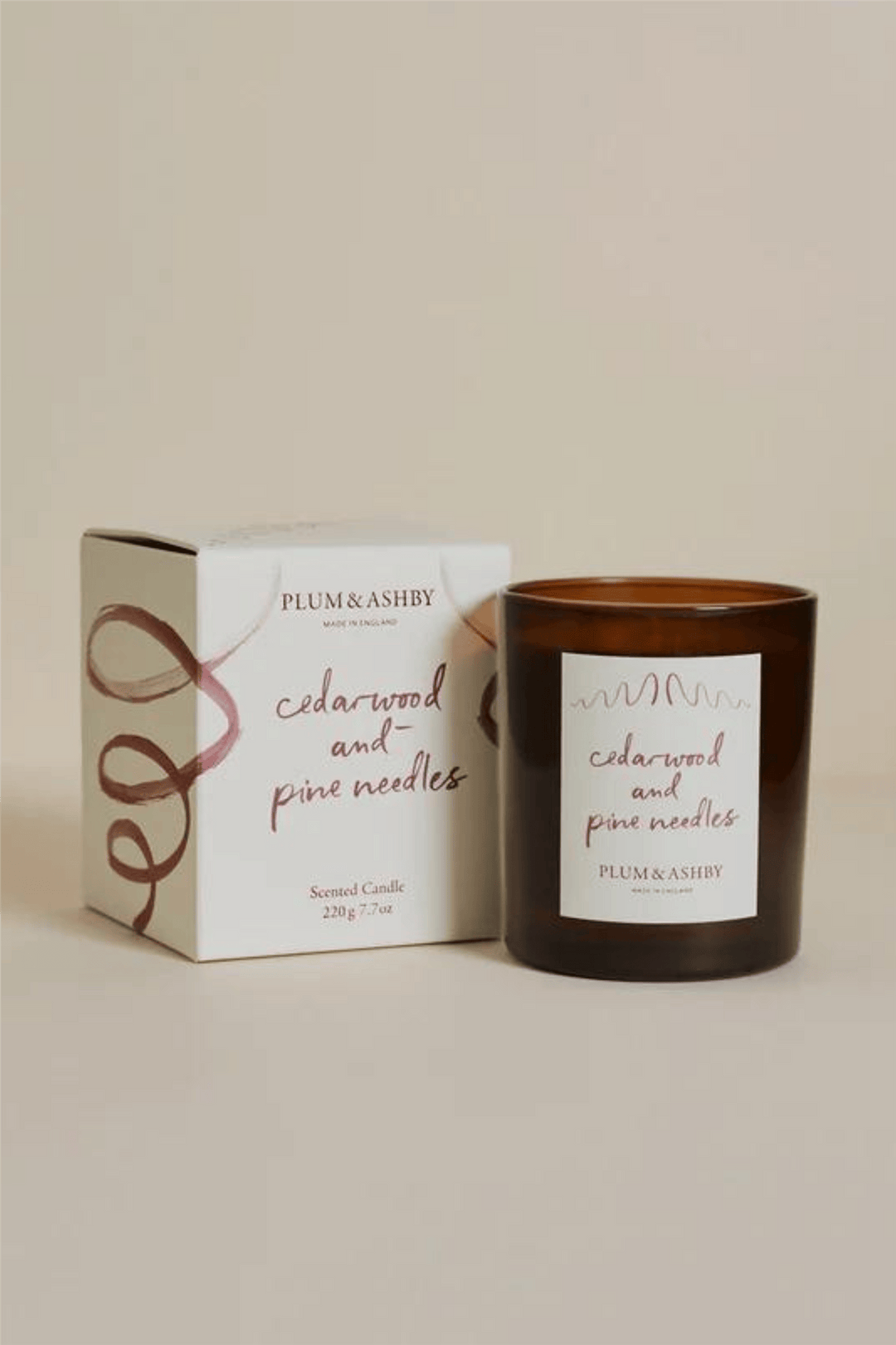 Plum & Ashby Interiør & kosmetikk CEDARWOOD & PINE NEEDLES CANDLE