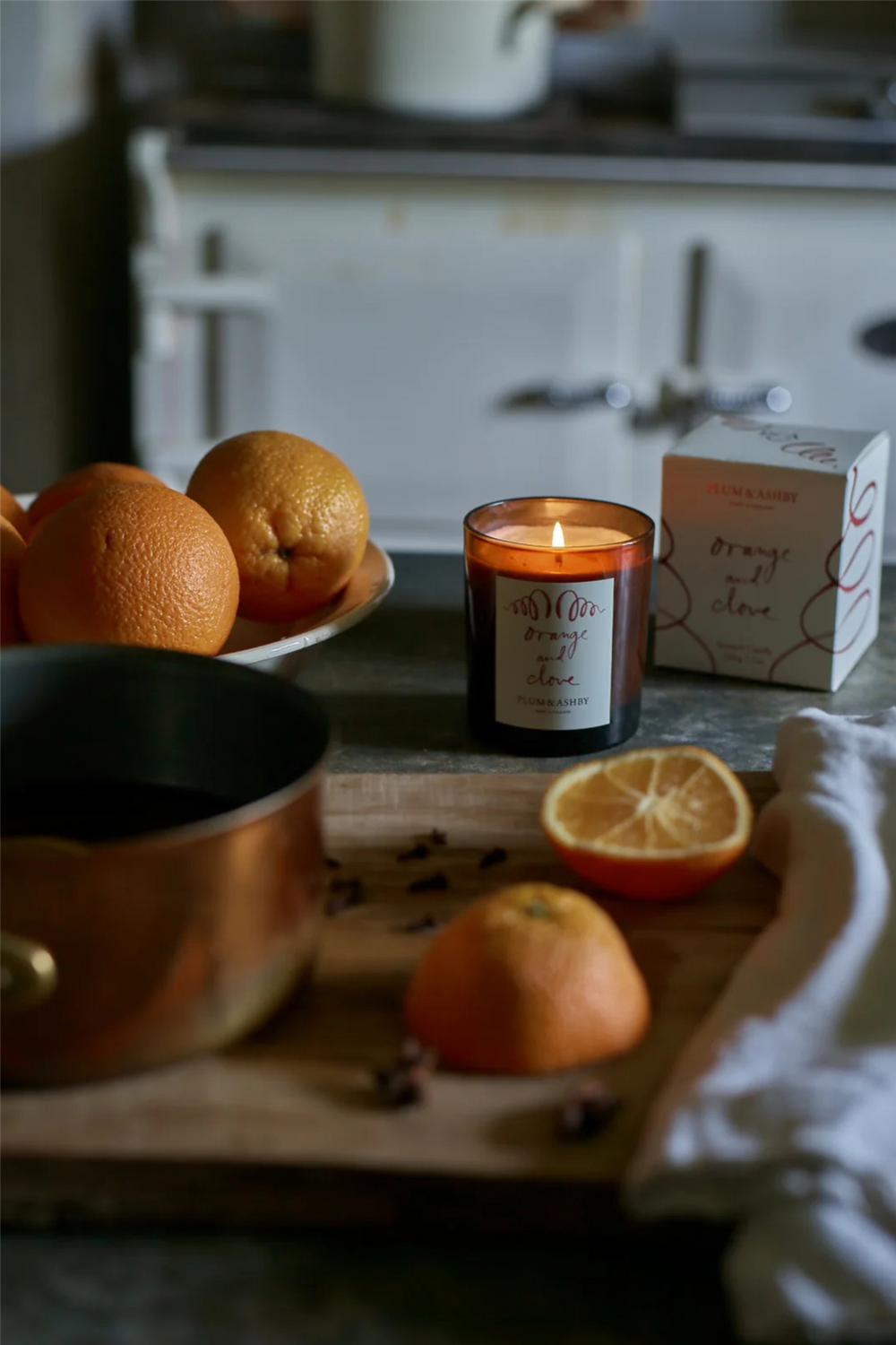Plum & Ashby Interiør & kosmetikk Xmas Candle Orange & Clove