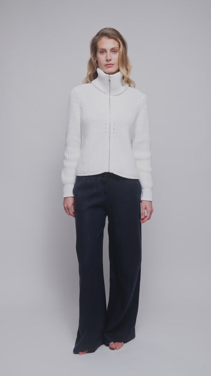 Immi Linen Pants Navy