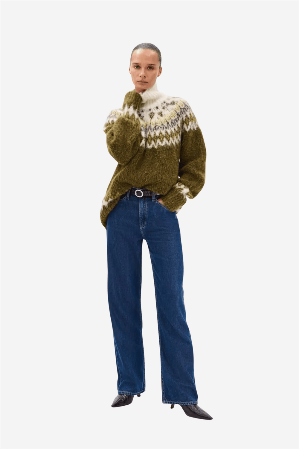 Rag & Bone Bukser & jeans Featherweight Logan Mr Wide Leg Wellbrook