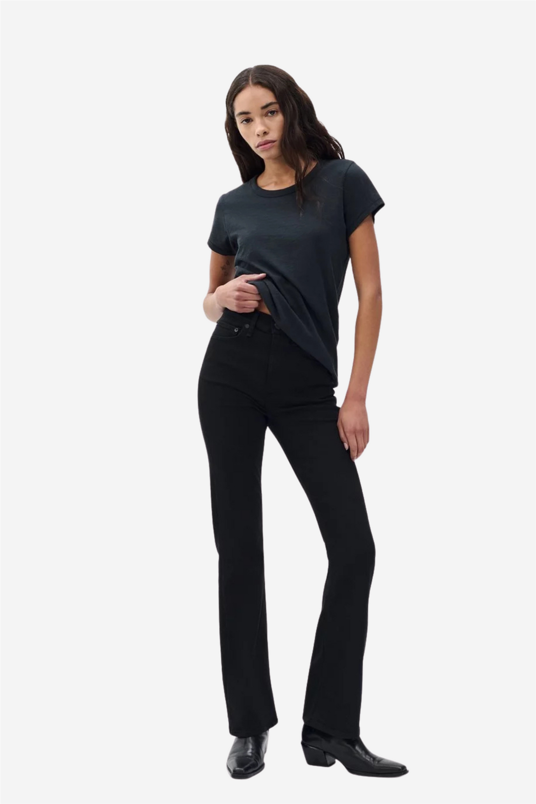 Rag & Bone Bukser & jeans Flexi Peyton High-Rise Full Length Bootcut Black