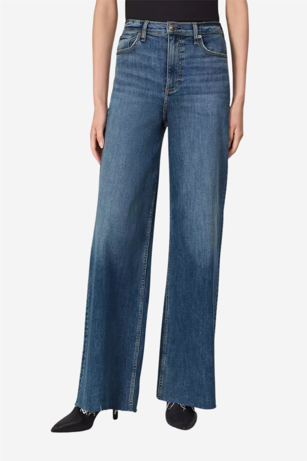 Rag & Bone Bukser & jeans FLEXI SOFIE HIGH-RISE FULL LENGTH WIDE WILLOW