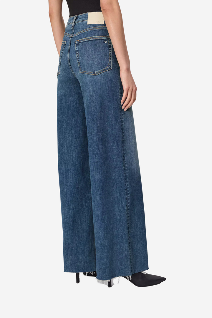 Rag & Bone Bukser & jeans FLEXI SOFIE HIGH-RISE FULL LENGTH WIDE WILLOW