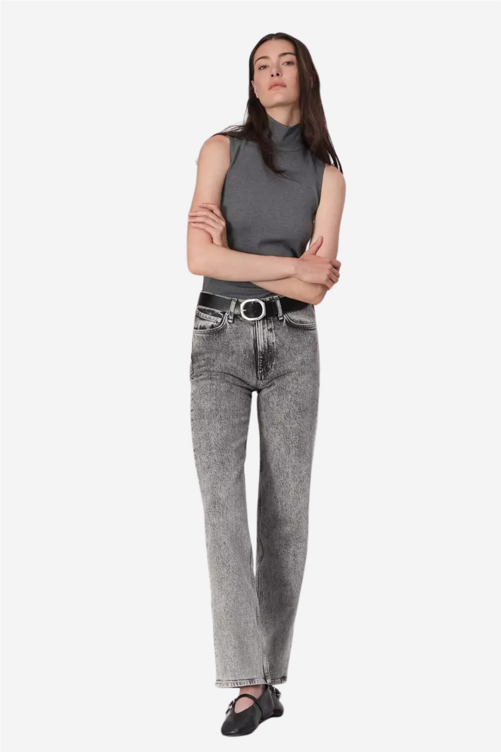 Rag & Bone Bukser & jeans HARLOW MID-RISE FULL LENGTH STRAIGHT
