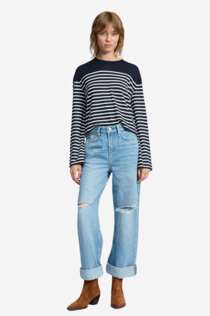 Rag & Bone Bukser & jeans LOGAN MID-RISE WIDE LEG LUDLOW