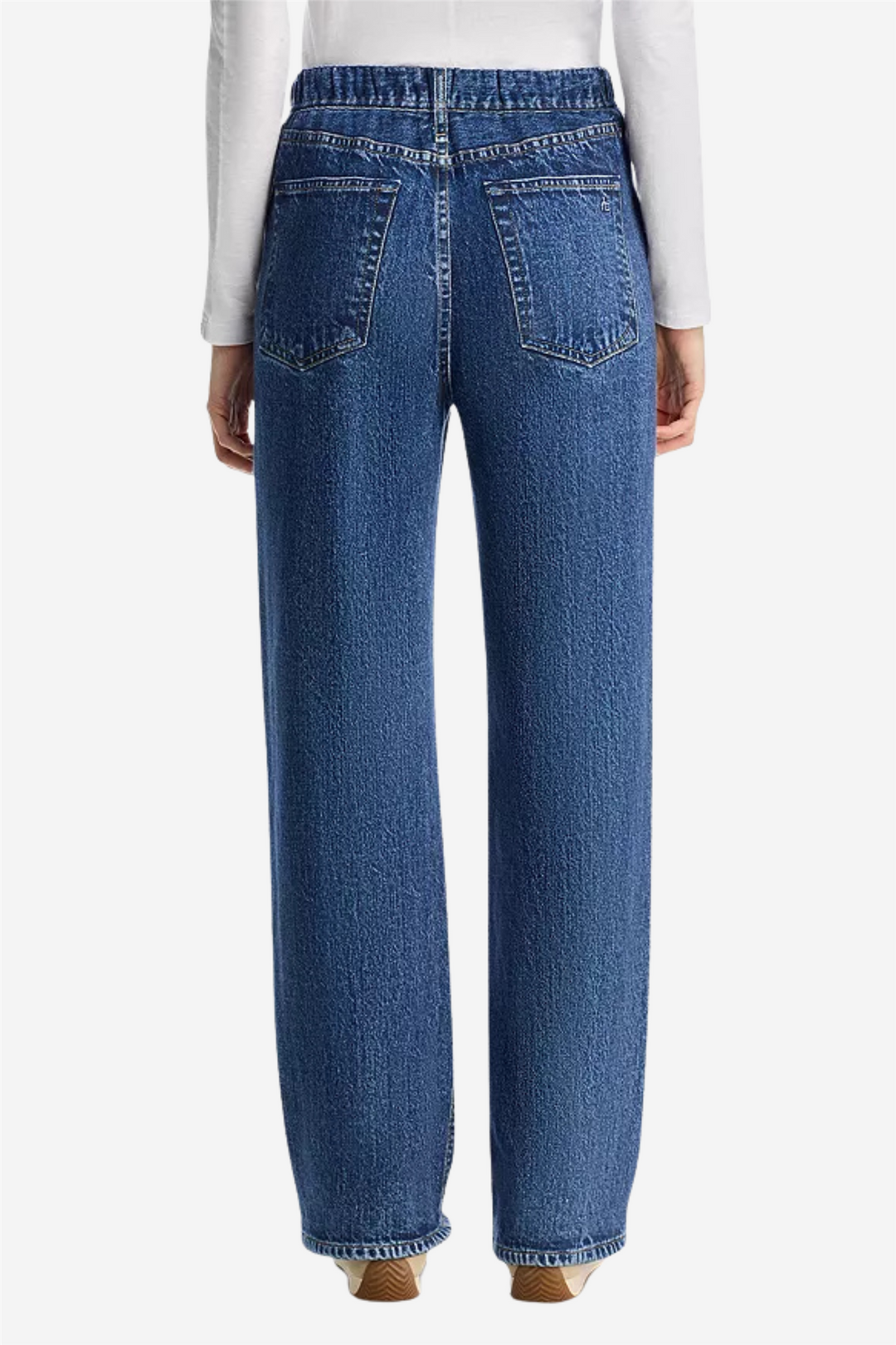 Rag & Bone Bukser & jeans MIRAMAR FLEECE TERRY WIDE LEG TOPAZ