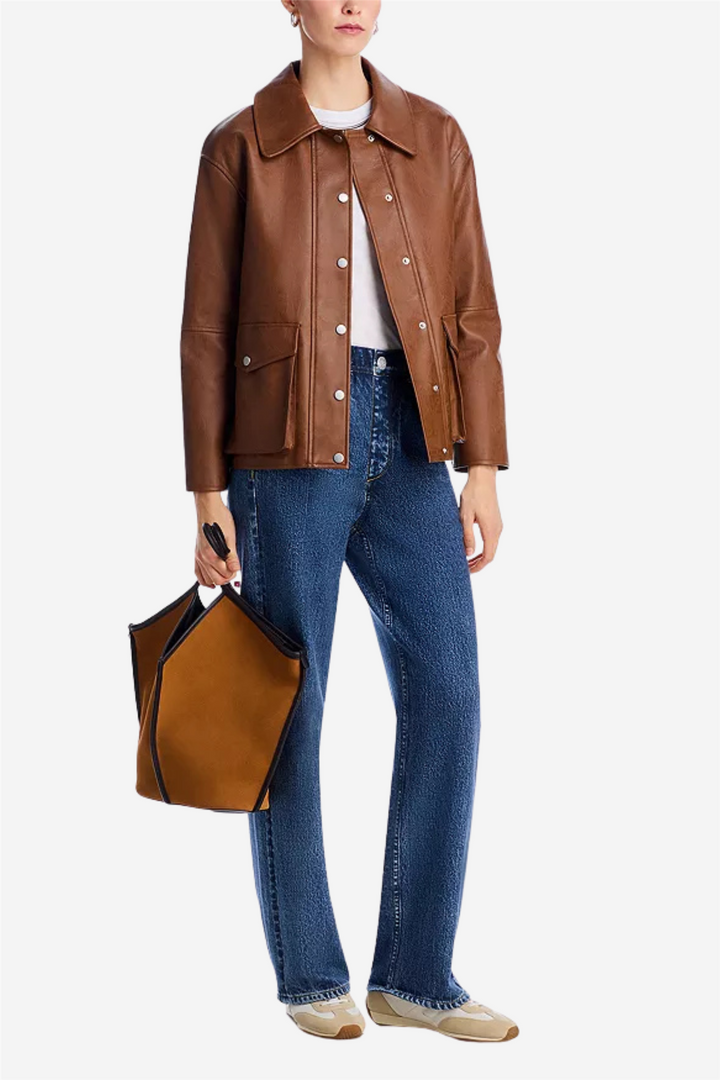 Rag & Bone Bukser & jeans MIRAMAR FLEECE TERRY WIDE LEG TOPAZ