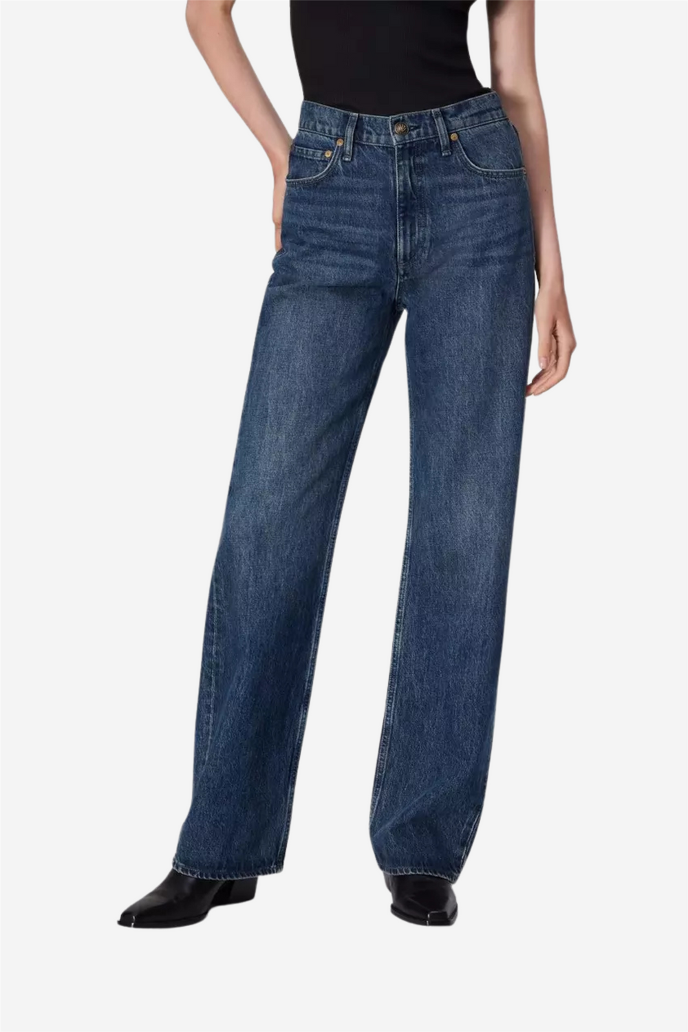 Rag & Bone Bukser & jeans SHEA HIGH-RISE RELAXED STRAIGHT FULL LENGTH