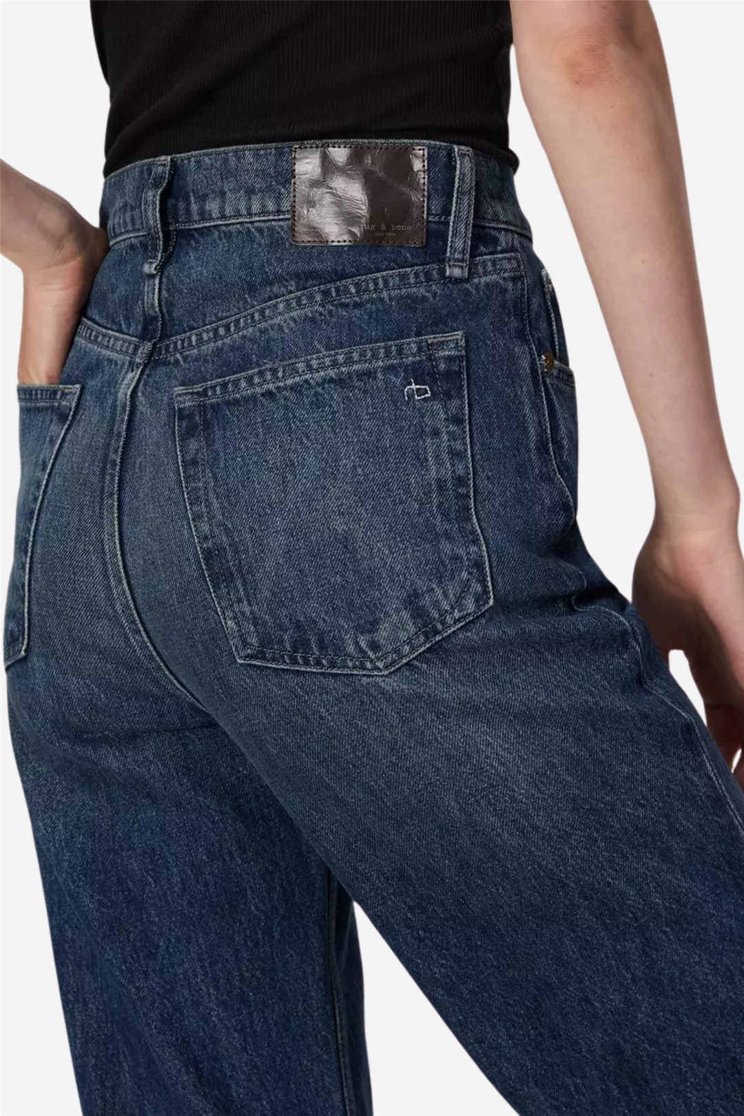 Rag & Bone Bukser & jeans SHEA HIGH-RISE RELAXED STRAIGHT FULL LENGTH