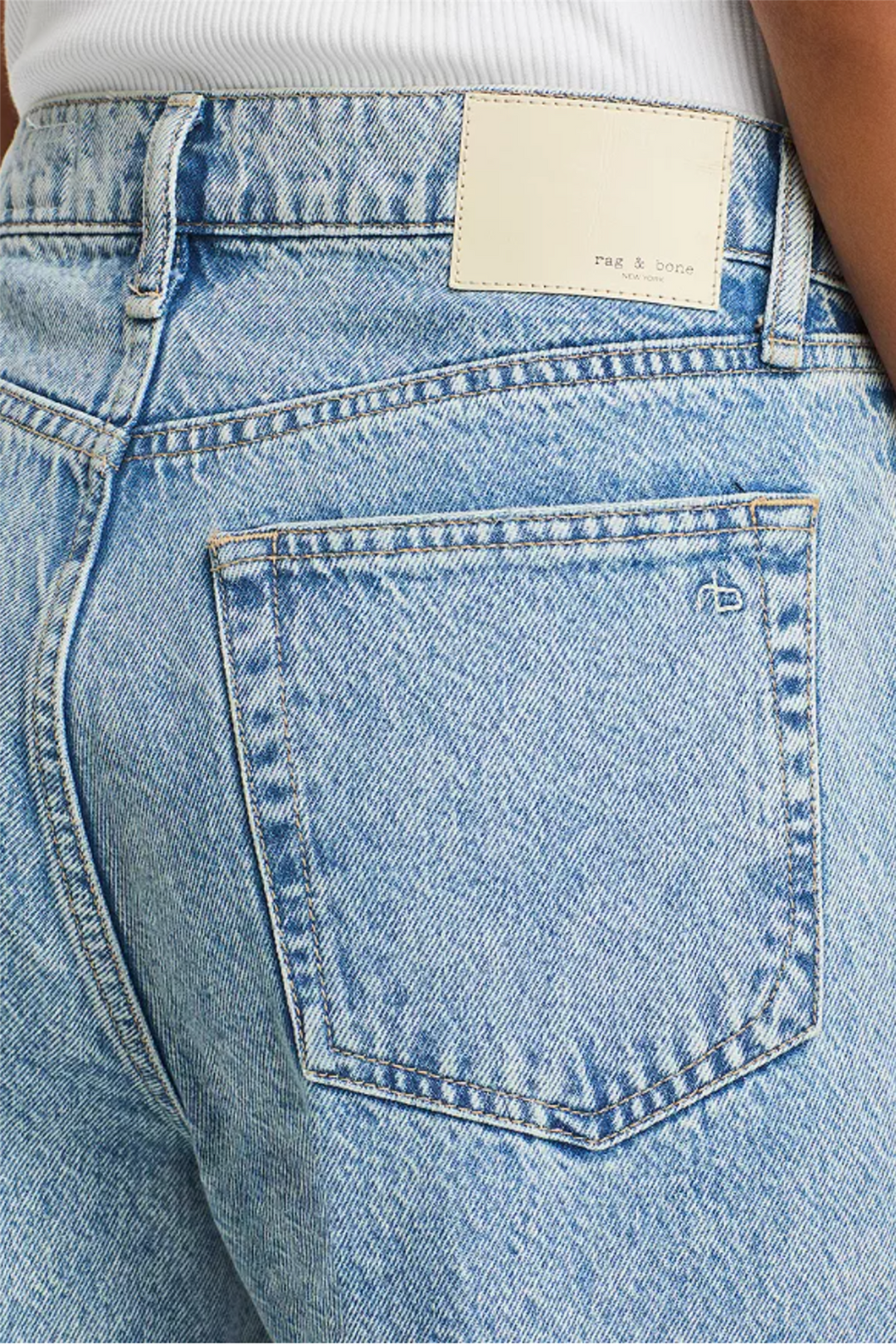 Rag & Bone Bukser & jeans SHEA HIGH-RISE RELAXED STRAIGHT FULL LENGTH QUINCY