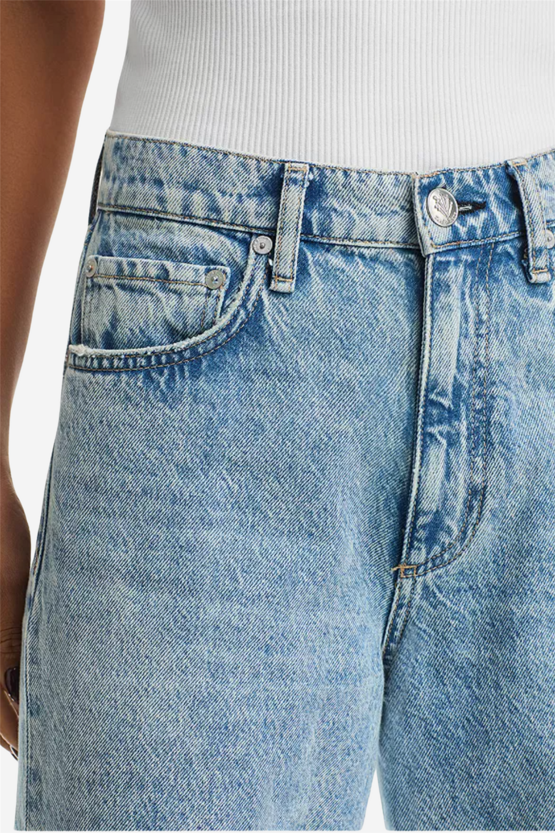 Rag & Bone Bukser & jeans SHEA HIGH-RISE RELAXED STRAIGHT FULL LENGTH QUINCY