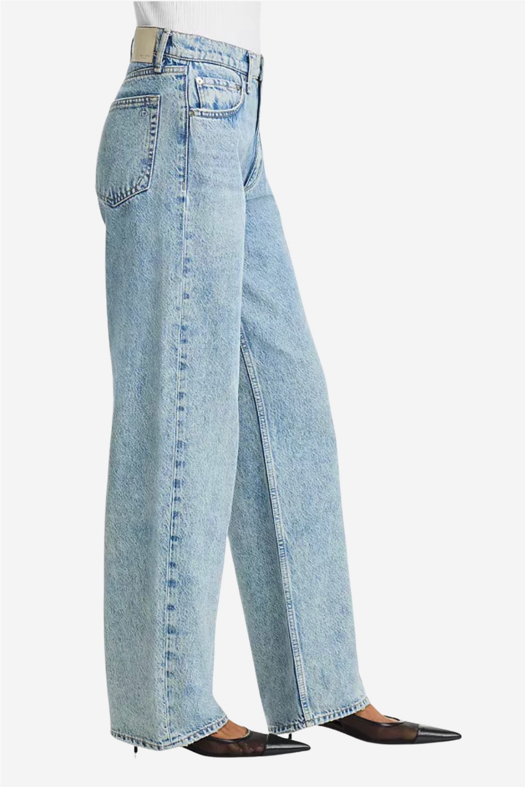 Rag & Bone Bukser & jeans SHEA HIGH-RISE RELAXED STRAIGHT FULL LENGTH QUINCY