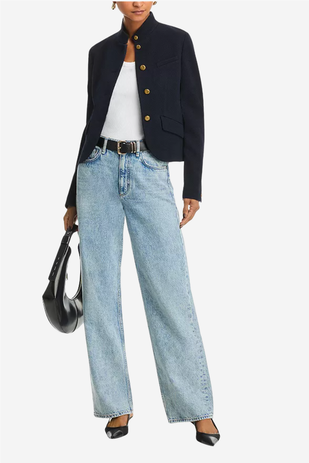 Rag & Bone Bukser & jeans SHEA HIGH-RISE RELAXED STRAIGHT FULL LENGTH QUINCY