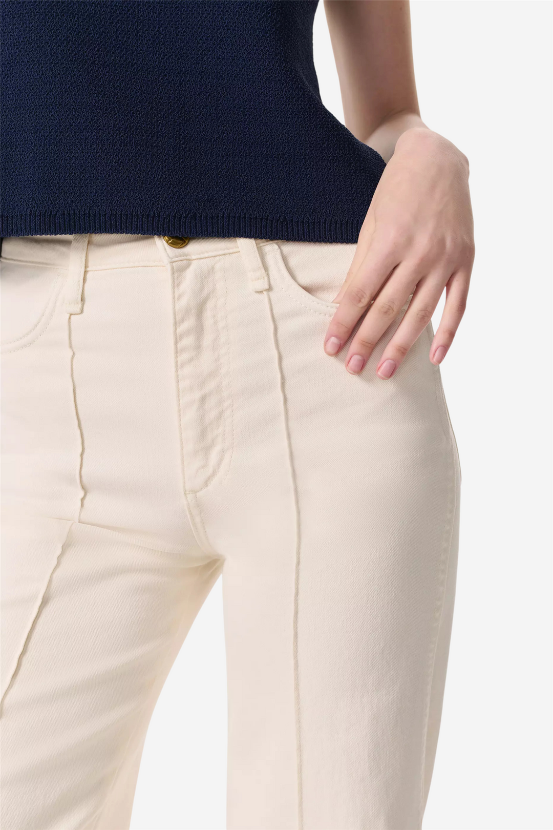 Rag & Bone Bukser & jeans SKYLAR HIGH-RISE TROUSER JEAN ECRU