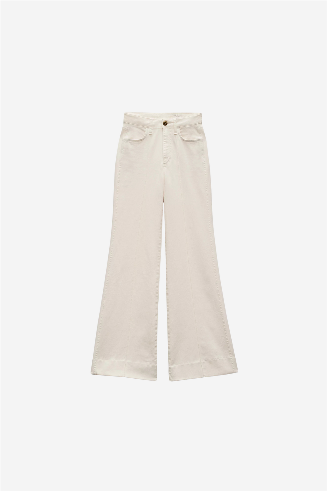 Rag & Bone Bukser & jeans SKYLAR HIGH-RISE TROUSER JEAN ECRU