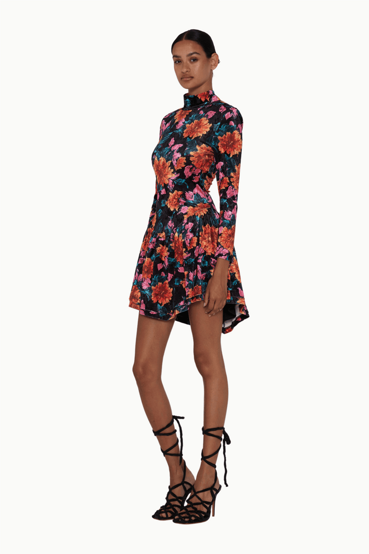Rotate Kjoler & jumpsuits Velvet Mini Ls Dress