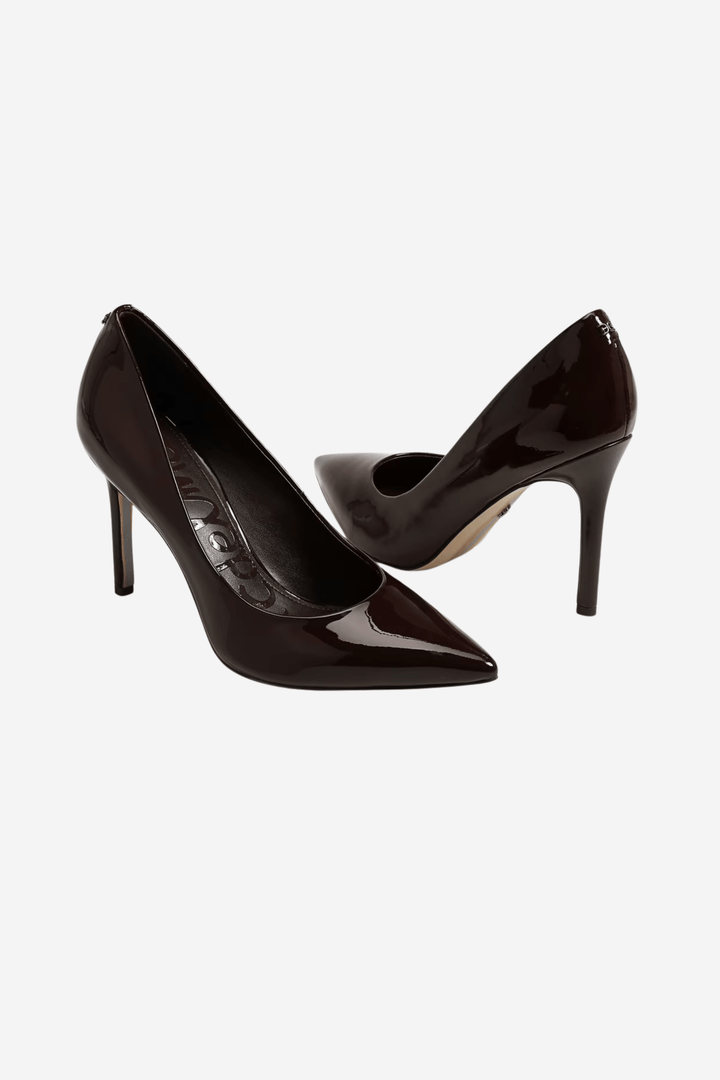 Sam Edelman Sko Hazel Rich Chocolate Patent Leather