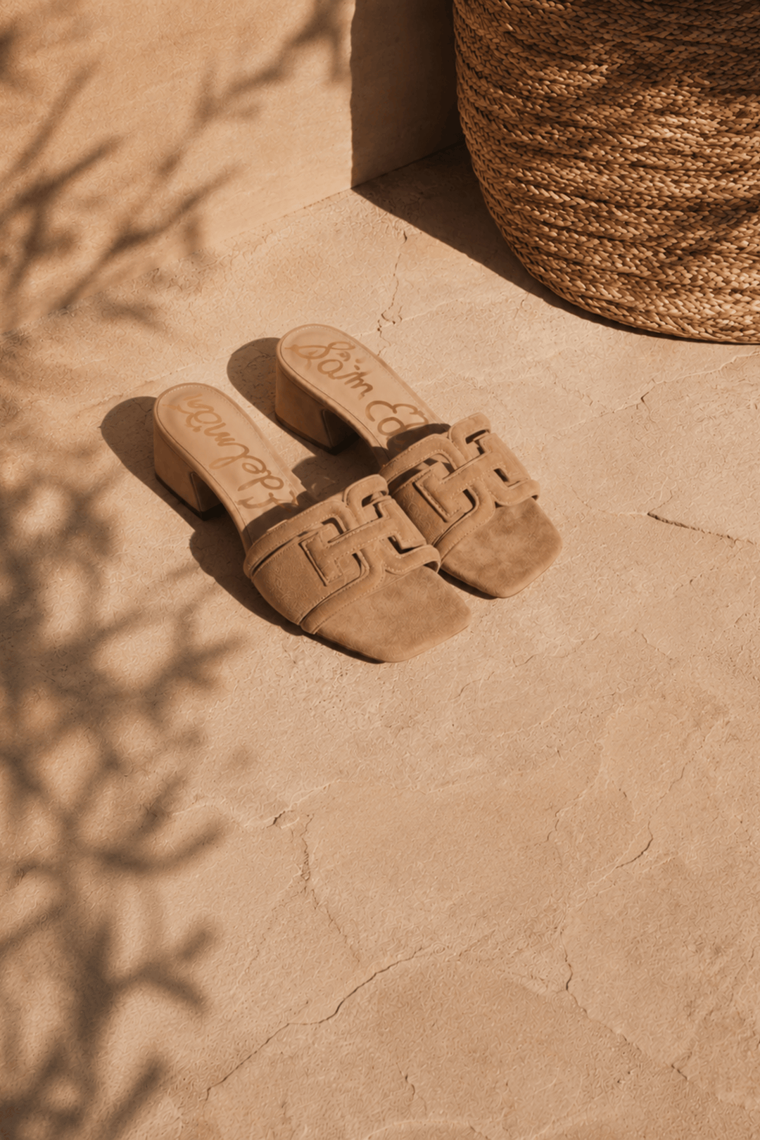 Sam Edelman Sko Waylon Slide Sandal Cyprus Tan Suede