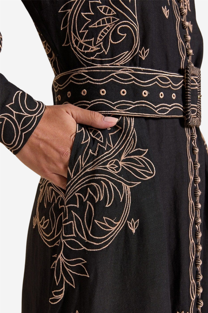 Scarlett Poppies Kjoler & jumpsuits Beyonce Long Dress Onyx Black