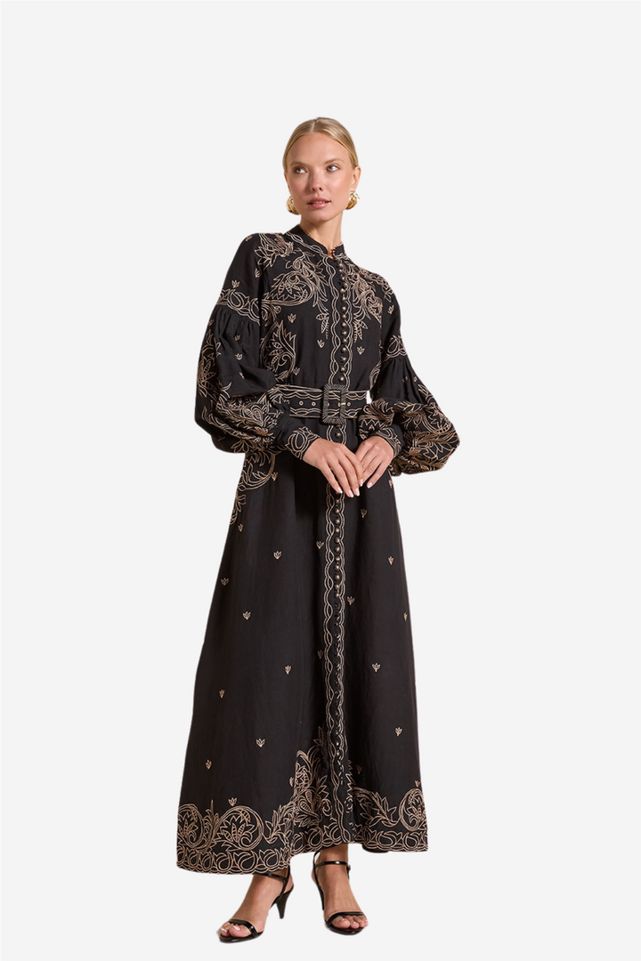 Scarlett Poppies Kjoler & jumpsuits Beyonce Long Dress Onyx Black