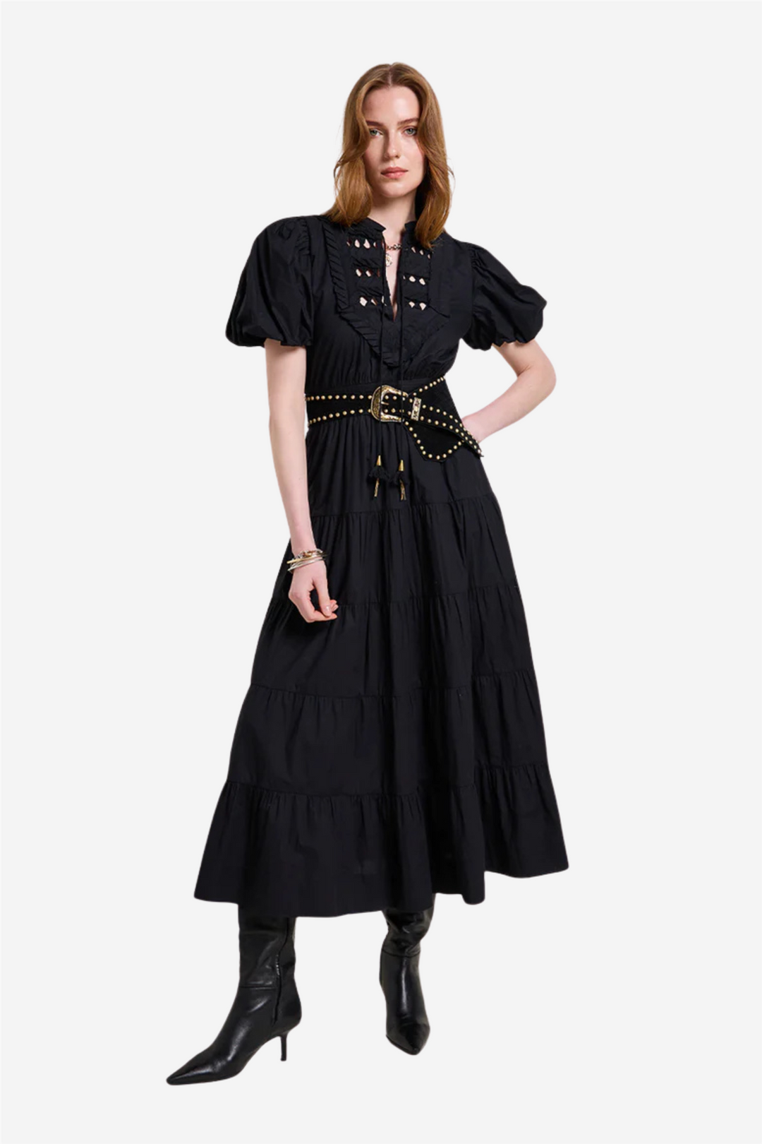 Scarlett Poppies Kjoler & jumpsuits Ethereal Maxi Dress Onyx Black