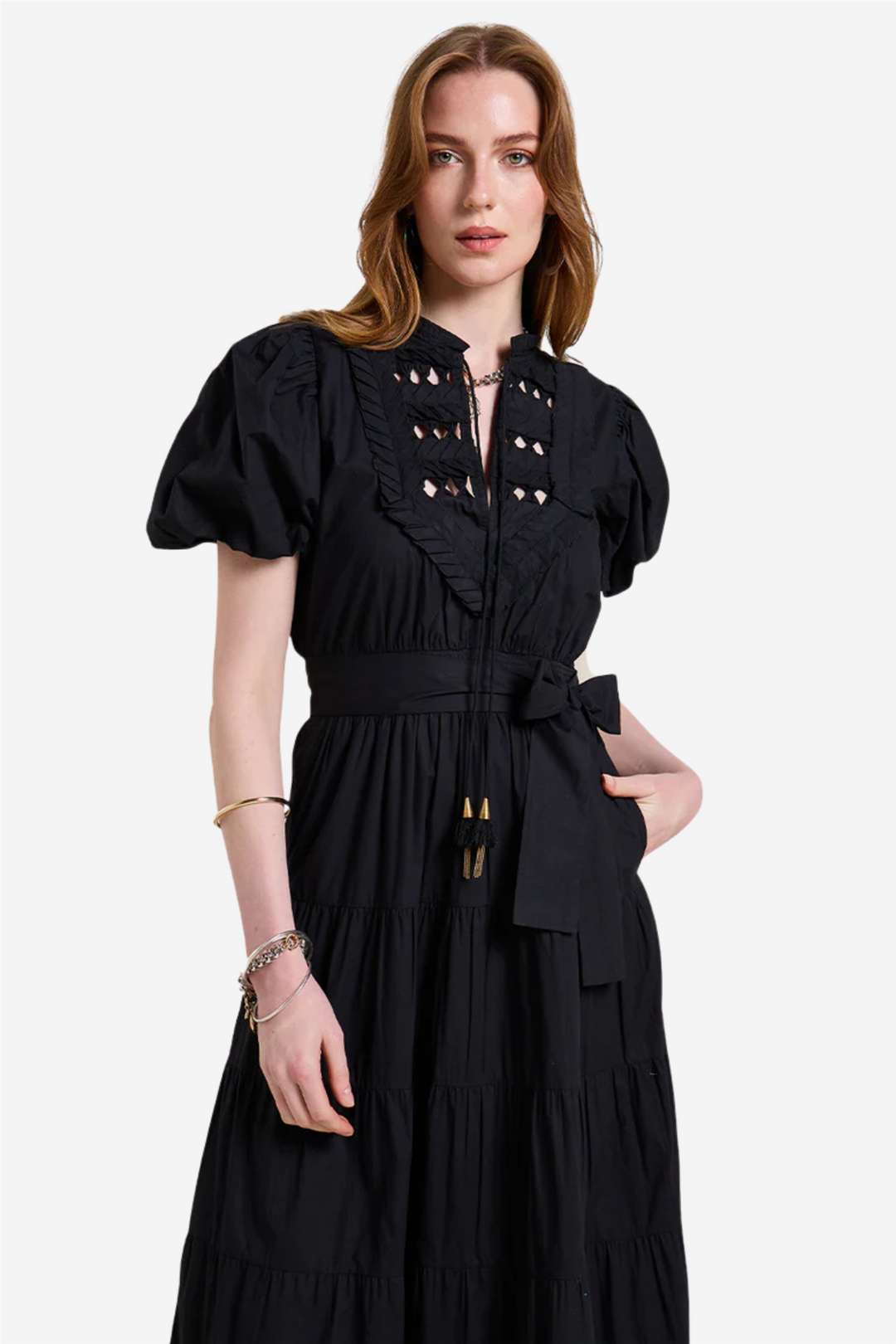 Scarlett Poppies Kjoler & jumpsuits Ethereal Maxi Dress Onyx Black