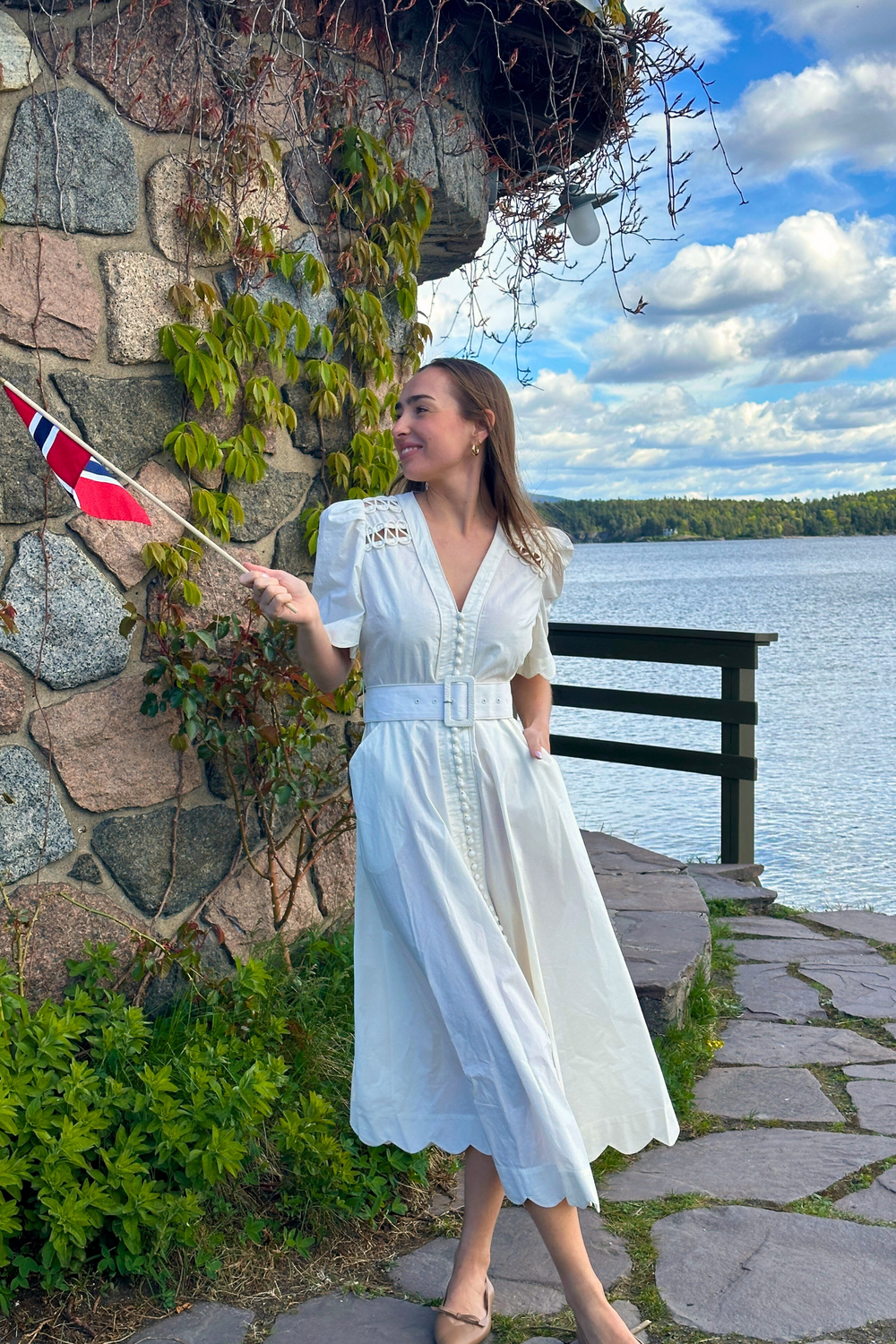 Scarlett Poppies Kjoler & jumpsuits Euphoria Long Dress Vanilla