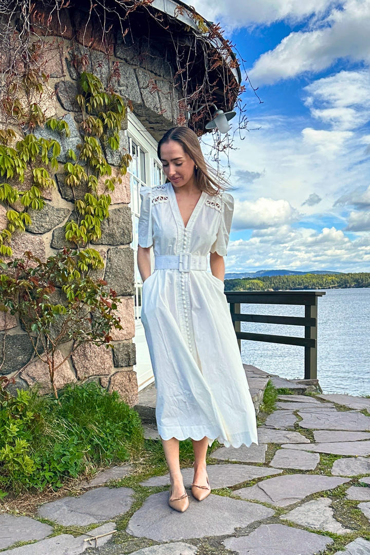 Scarlett Poppies Kjoler & jumpsuits Euphoria Long Dress Vanilla