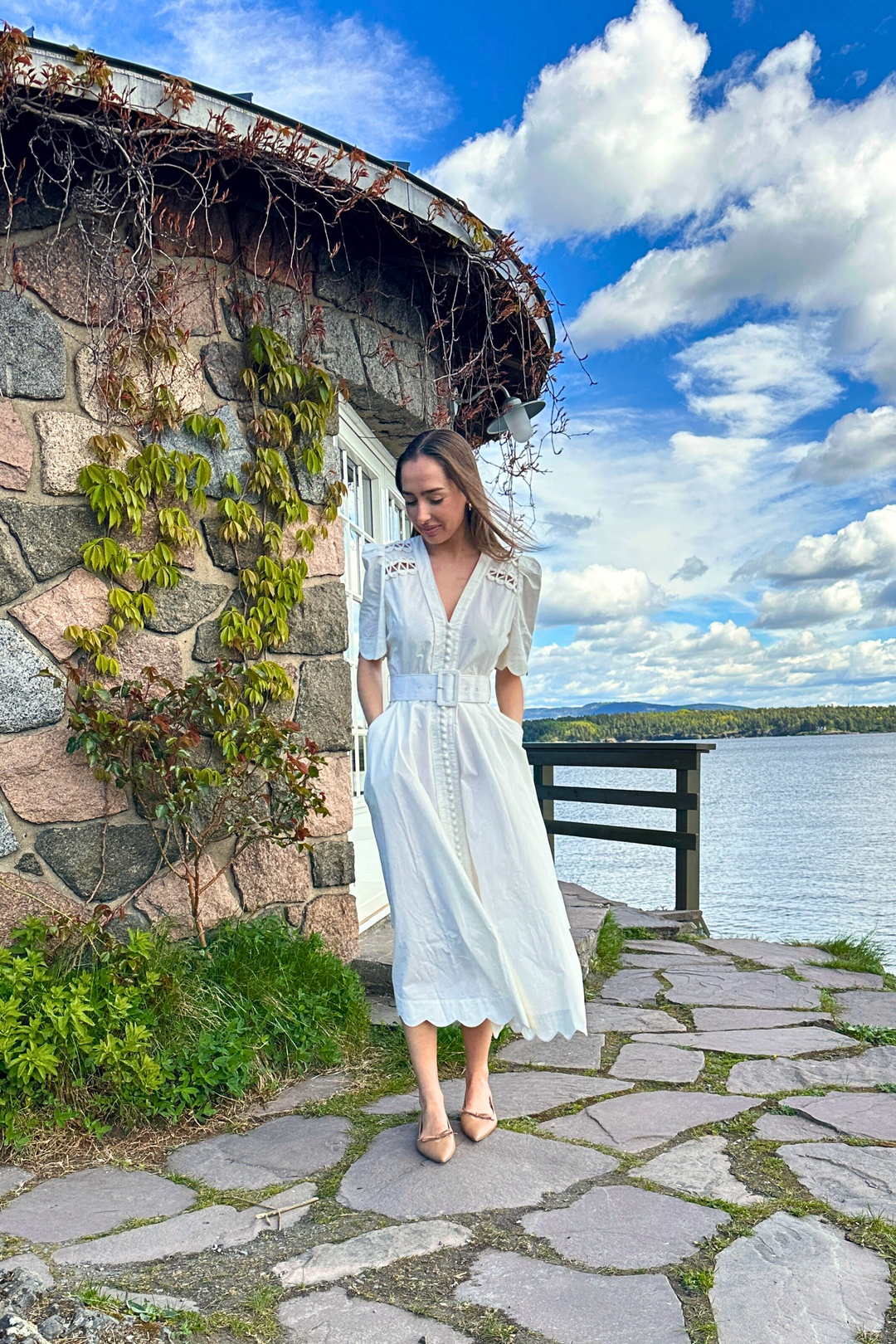 Scarlett Poppies Kjoler & jumpsuits Euphoria Long Dress Vanilla