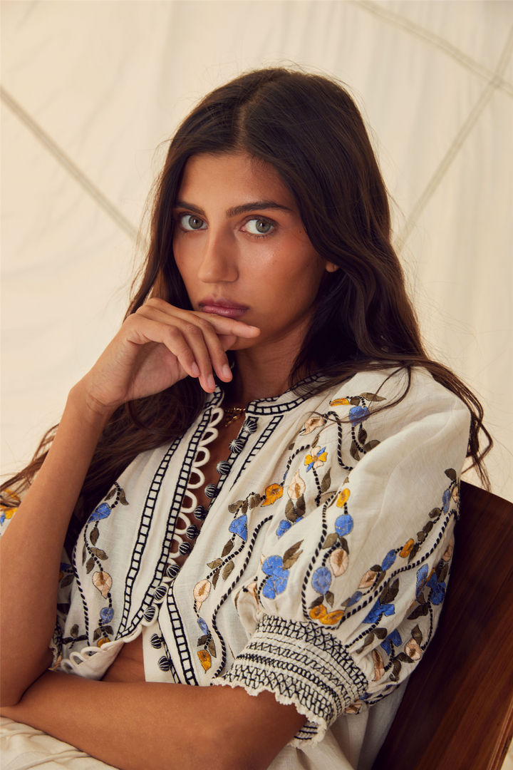 Scarlett Poppies Kjoler & jumpsuits Fia Long Dress Vanilla