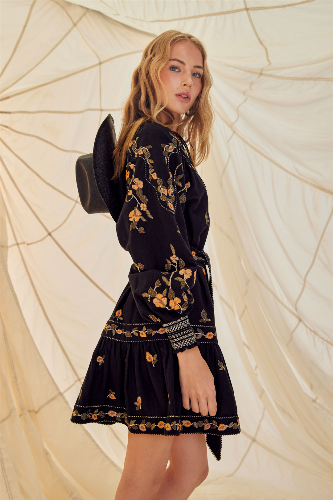 Scarlett Poppies Kjoler & jumpsuits Fiucci Short Dress Onyx Black