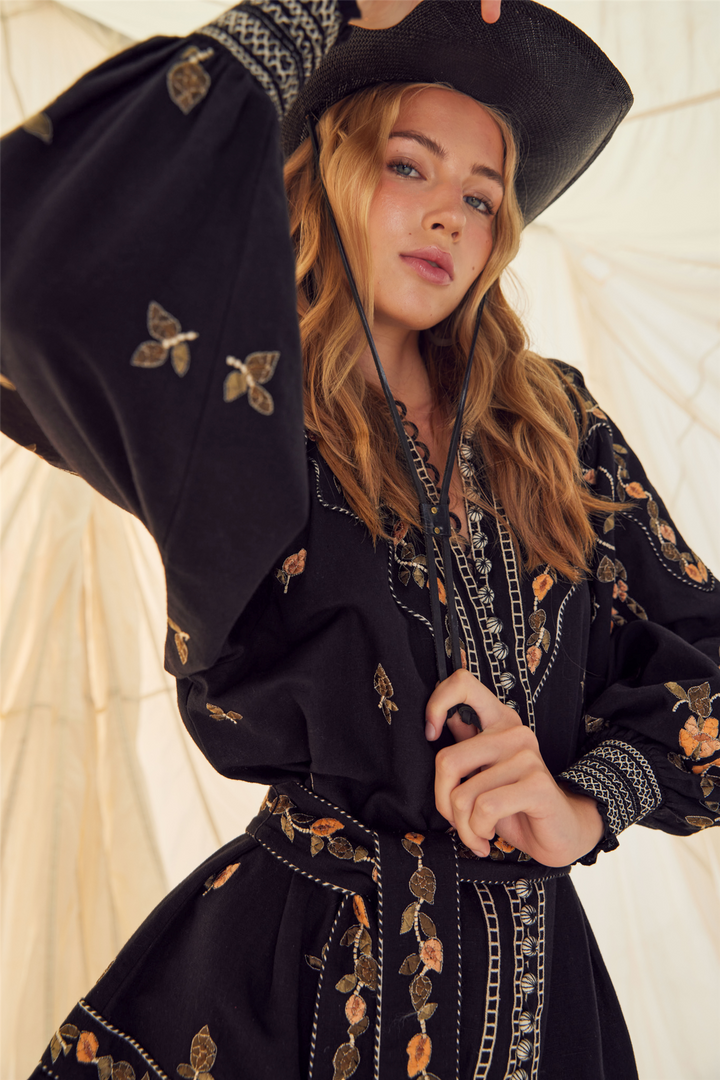 Scarlett Poppies Kjoler & jumpsuits Fiucci Short Dress Onyx Black