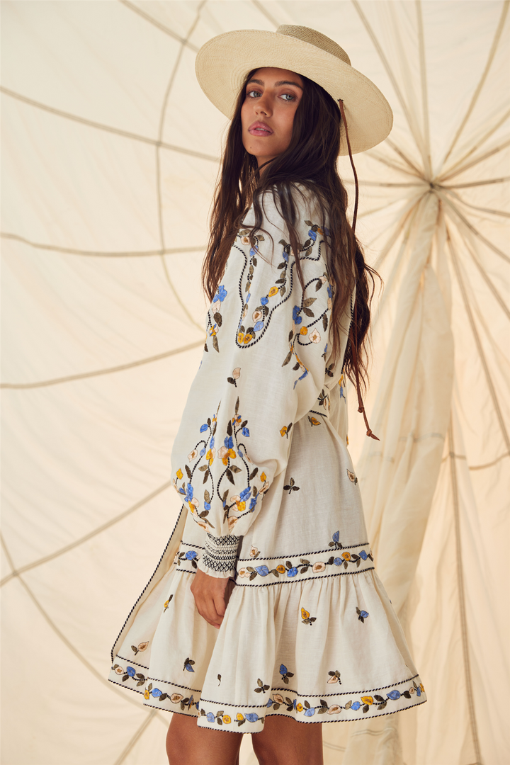 Scarlett Poppies Kjoler & jumpsuits Fiucci Short Dress Vanilla