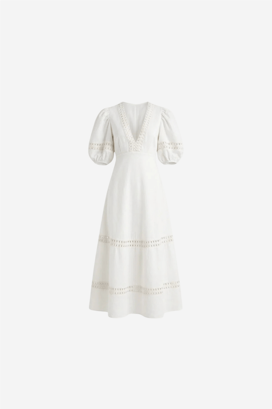 Scarlett Poppies Kjoler & jumpsuits Odessa Long Dress Crispy White