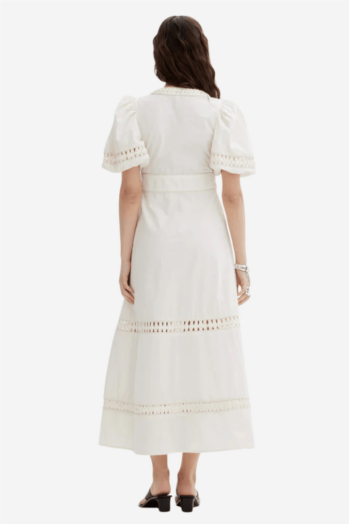 Scarlett Poppies Kjoler & jumpsuits Odessa Long Dress Crispy White