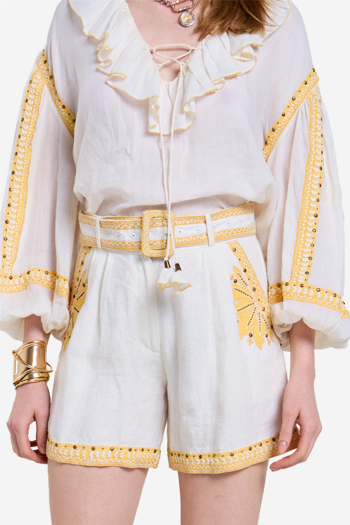 Scarlett Poppies Shorts Love The Moment Shorts Vanilla