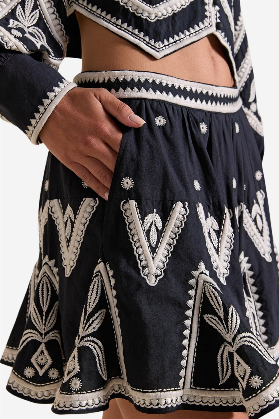 Scarlett Poppies Skjørt Madinat Skort Skirt Antique White