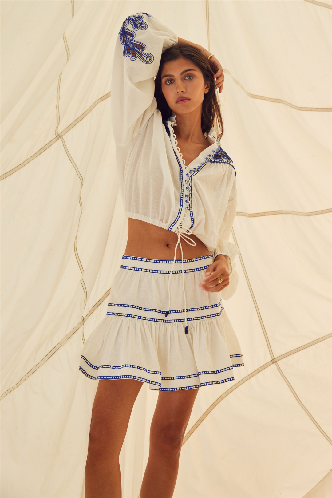 Scarlett Poppies Skjørt Zilli Skirt Simply White