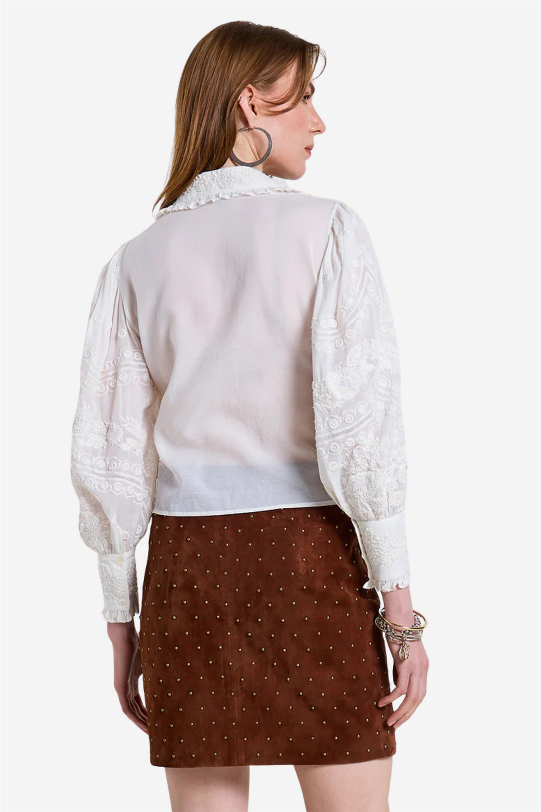 Scarlett Poppies Topper & t-skjorter Chetna Top Simply White