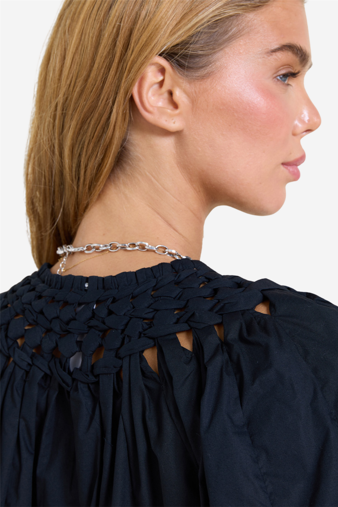 Scarlett Poppies Topper & t-skjorter Dahila Top Onyx Black