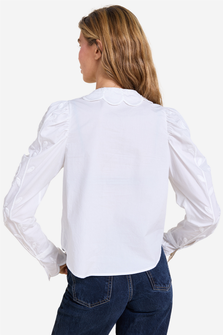 Scarlett Poppies Topper & t-skjorter Isolde Top Crispy White