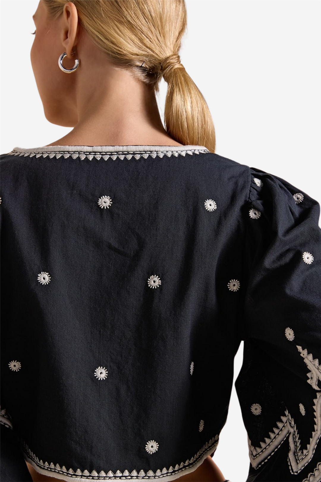 Scarlett Poppies Topper & t-skjorter Madilyn Top Onyx Black